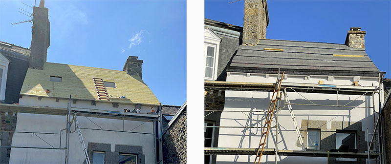 Travaux de toiture en neuf et en rénovation. Artisan Couvreur dans les Côtes-d’Armor (22). Intervention en cas de fuite d’eau sur votre toit - PROJET TOIT BRETAGNE